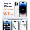 FNTCASE for iPhone 17e Case Black: Translucent iPhone 16e Cases Compatible with MagSafe, Camera Protection & Tempered Glass Protector, 14FT Military Grade Drop Tested, Matte Skin-Friendly Cover(Desert Gold)