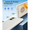 FNTCASE for iPhone 17e Case Black: Translucent iPhone 16e Cases Compatible with MagSafe, Camera Protection & Tempered Glass Protector, 14FT Military Grade Drop Tested, Matte Skin-Friendly Cover(White)