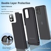 FNTCASE for iPhone 17e Case Black: Translucent iPhone 16e Cases Compatible with MagSafe, Camera Protection & Tempered Glass Protector, 14FT Military Grade Drop Tested, Matte Skin-Friendly Cover(Black)