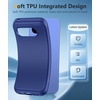 FNTCASE for iPhone 17e Case Black: Translucent iPhone 16e Cases Compatible with MagSafe, Camera Protection & Tempered Glass Protector, 14FT Military Grade Drop Tested, Matte Skin-Friendly Cover(Navy Blue)