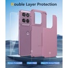 FNTCASE for iPhone 17e Case Black: Translucent iPhone 16e Cases Compatible with MagSafe, Camera Protection & Tempered Glass Protector, 14FT Military Grade Drop Tested, Matte Skin-Friendly Cover(Rose Pink)