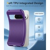 FNTCASE for iPhone 17e Case Black: Translucent iPhone 16e Cases Compatible with MagSafe, Camera Protection & Tempered Glass Protector, 14FT Military Grade Drop Tested, Matte Skin-Friendly Cover(Purple)