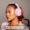 Skullcandy Crusher 1080 ANC Wireless Over-Ear Bluetooth Headphones with Sound by Bose, Multi-Sensory Bass, Active Noise Cancelling, Up to 60 Hours Battery, Microphone for iPhone Android – True Black(Candy)