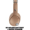 Skullcandy Crusher 1080 ANC Wireless Over-Ear Bluetooth Headphones with Sound by Bose, Multi-Sensory Bass, Active Noise Cancelling, Up to 60 Hours Battery, Microphone for iPhone Android – True Black(Primer)