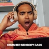 Skullcandy Crusher 1080 ANC Wireless Over-Ear Bluetooth Headphones with Sound by Bose, Multi-Sensory Bass, Active Noise Cancelling, Up to 60 Hours Battery, Microphone for iPhone Android – True Black(Primer)