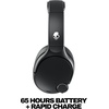 Skullcandy Crusher 720 Wireless Over-Ear Bluetooth Headphones with Multi-Sensory Bass, THX Spatial Audio, Personalized Sound, Up to 65 Hours Battery, Microphone for iPhone Android – True Black(True Black)
