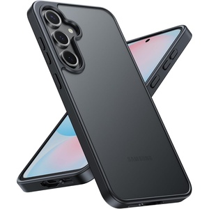 FNTCASE for iPhone 17e Case Black: Translucent iPhone 16e Cases Compatible with MagSafe, Camera Protection & Tempered Glass Protector, 14FT Military Grade Drop Tested, Matte Skin-Friendly Cover(Translucent Black)