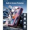FNTCASE for Moto G Stylus 2026/2025 Case with Built-in Screen Protector | Kickstand and 2 Front Frames, 20FT Military-Grade Drop Protection, Rugged Heavy Duty Shockproof TPU Protective Cover(Rose Pink)