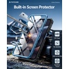 FNTCASE for Moto G Stylus 2026/2025 Case with Built-in Screen Protector | Kickstand and 2 Front Frames, 20FT Military-Grade Drop Protection, Rugged Heavy Duty Shockproof TPU Protective Cover(Blue-Belt Clip Holster)