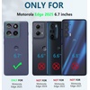 FNTCASE for Moto G Stylus 2026/2025 Case with Built-in Screen Protector | Kickstand and 2 Front Frames, 20FT Military-Grade Drop Protection, Rugged Heavy Duty Shockproof TPU Protective Cover(Blue)