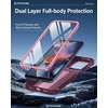 FNTCASE for Moto G Stylus 2026/2025 Case with Built-in Screen Protector | Kickstand and 2 Front Frames, 20FT Military-Grade Drop Protection, Rugged Heavy Duty Shockproof TPU Protective Cover(Rose Pink)