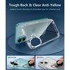 FNTCASE for iPhone 17 Pro Case Clear Magnetic with Screen Protector | Anti Yellowing, Compatible with Magsafe, Rugged Shockproof Protective, Transparent Cell Phone Cover(D-Transparent)