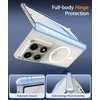 FNTCASE for iPhone 17 Pro Case Clear Magnetic with Screen Protector | Anti Yellowing, Compatible with Magsafe, Rugged Shockproof Protective, Transparent Cell Phone Cover(A-B Clear)