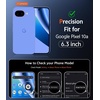 FNTCASE for iPhone 17 Pro Case Clear Magnetic with Screen Protector | Anti Yellowing, Compatible with Magsafe, Rugged Shockproof Protective, Transparent Cell Phone Cover(C-Ultramarine)