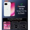 FNTCASE for iPhone 17 Pro Case Clear Magnetic with Screen Protector | Anti Yellowing, Compatible with Magsafe, Rugged Shockproof Protective, Transparent Cell Phone Cover(C-Hot Pink Soild)