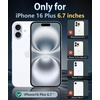FNTCASE for iPhone 17 Pro Case Clear Magnetic with Screen Protector | Anti Yellowing, Compatible with Magsafe, Rugged Shockproof Protective, Transparent Cell Phone Cover(D-Transparent)