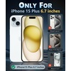FNTCASE for iPhone 17 Pro Case Clear Magnetic with Screen Protector | Anti Yellowing, Compatible with Magsafe, Rugged Shockproof Protective, Transparent Cell Phone Cover(B-Hot Pink Magnetic)
