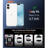 FNTCASE for iPhone 17 Pro Case Clear Magnetic with Screen Protector | Anti Yellowing, Compatible with Magsafe, Rugged Shockproof Protective, Transparent Cell Phone Cover(B-Teal Magnetic)