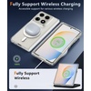 FNTCASE for iPhone 17 Pro Case Clear Magnetic with Screen Protector | Anti Yellowing, Compatible with Magsafe, Rugged Shockproof Protective, Transparent Cell Phone Cover(A-B Clear)