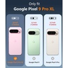 FNTCASE for iPhone 17 Pro Case Clear Magnetic with Screen Protector | Anti Yellowing, Compatible with Magsafe, Rugged Shockproof Protective, Transparent Cell Phone Cover(D-Hot Pink)