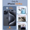 FNTCASE for iPhone 17 Pro Case Clear Magnetic with Screen Protector | Anti Yellowing, Compatible with Magsafe, Rugged Shockproof Protective, Transparent Cell Phone Cover(D-Clear)