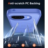 FNTCASE for iPhone 17 Pro Case Clear Magnetic with Screen Protector | Anti Yellowing, Compatible with Magsafe, Rugged Shockproof Protective, Transparent Cell Phone Cover(C-Ultramarine)