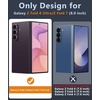 FNTCASE for iPhone 17 Pro Case Clear Magnetic with Screen Protector | Anti Yellowing, Compatible with Magsafe, Rugged Shockproof Protective, Transparent Cell Phone Cover(C-Light Purple)