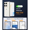FNTCASE for iPhone 17 Pro Case Clear Magnetic with Screen Protector | Anti Yellowing, Compatible with Magsafe, Rugged Shockproof Protective, Transparent Cell Phone Cover(A-B Clear)
