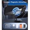 FNTCASE for iPhone 17 Pro Case Clear Magnetic with Screen Protector | Anti Yellowing, Compatible with Magsafe, Rugged Shockproof Protective, Transparent Cell Phone Cover(B-Black)
