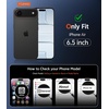 FNTCASE for iPhone 17 Pro Case Clear Magnetic with Screen Protector | Anti Yellowing, Compatible with Magsafe, Rugged Shockproof Protective, Transparent Cell Phone Cover(B-Black)