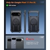 FNTCASE for Google Pixel 11 Pro XL Case with 360 Spin Magnetic Kickstand | Screen Protector, Compatible with MagSafe, Heavy Duty 20FT Military-Grade Drop Protection, Non-Slip, Shockproof Rugged(Translucent Black)