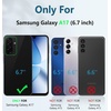 FNTCASE for Samsung Galaxy Z Flip 8 Case with Built-in Kicktand Black | Hinge Protection, Screen Protector, 20FT Military Grade Drop Proof Heavy Duty Rugged Shockproof Protective Sturdy Phone Cover(T-Black)