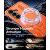 FNTCASE for Samsung Galaxy Z Flip 8 Case with Built-in Kicktand Black | Hinge Protection, Screen Protector, 20FT Military Grade Drop Proof Heavy Duty Rugged Shockproof Protective Sturdy Phone Cover(T-Orange)