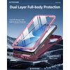 FNTCASE for Samsung Galaxy Z Flip 8 Case with Built-in Kicktand Black | Hinge Protection, Screen Protector, 20FT Military Grade Drop Proof Heavy Duty Rugged Shockproof Protective Sturdy Phone Cover(Pink)