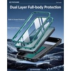 FNTCASE for Samsung Galaxy Z Flip 8 Case with Built-in Kicktand Black | Hinge Protection, Screen Protector, 20FT Military Grade Drop Proof Heavy Duty Rugged Shockproof Protective Sturdy Phone Cover(Green)