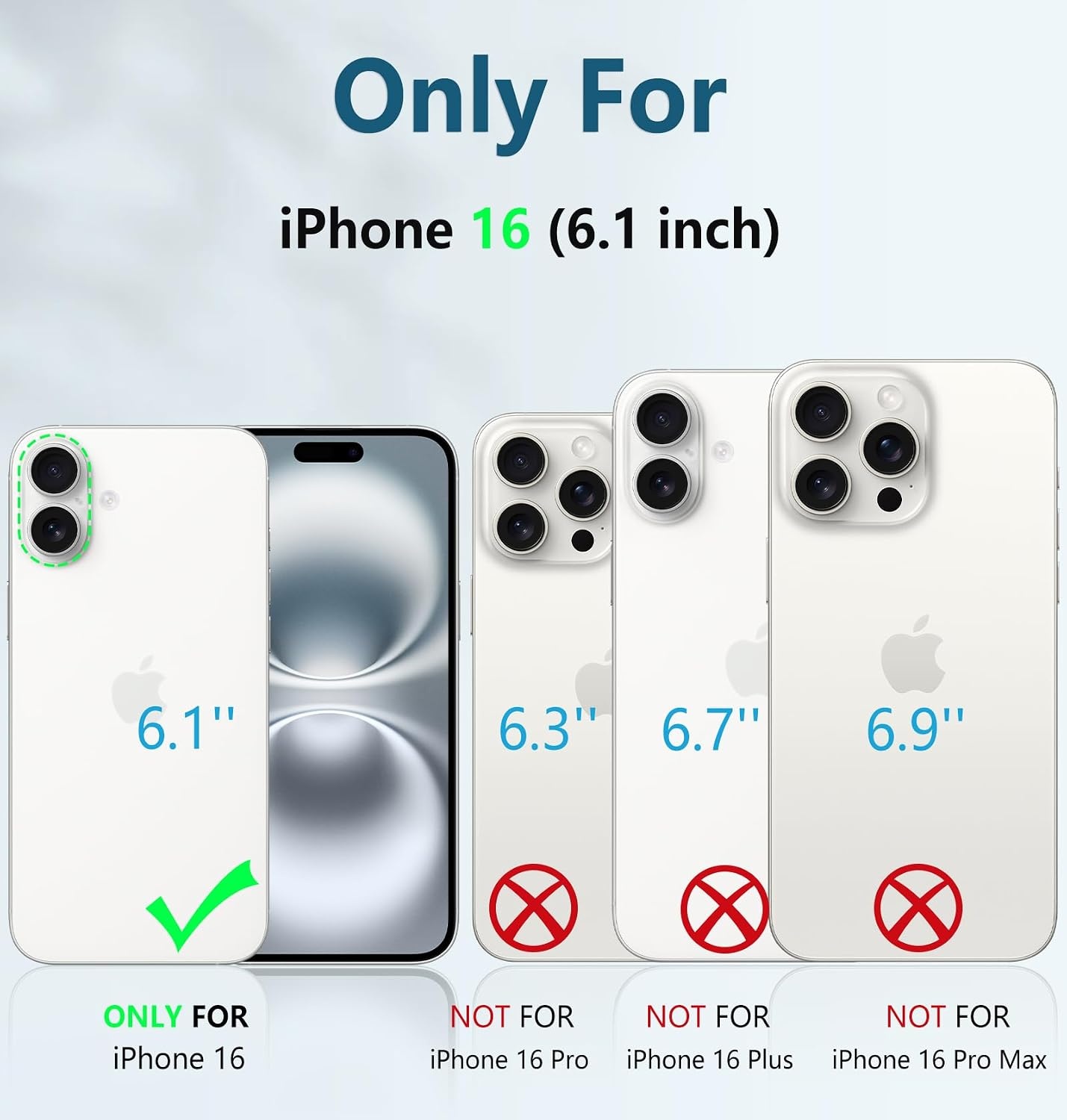 image:imageFNTCASE for iPhone 16 Pro Max Case with Builtin Screen Protector OrangeBlue