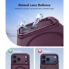 FNTCASE for Phone Pro Case 18 Series/Phone 17 Pro Case with Stand(Cherry Red)