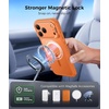 FNTCASE for Phone Pro Case 18 Series/Phone 17 Pro Case with Stand(Orange)