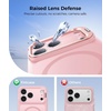 FNTCASE for Phone Pro Case 18 Series/Phone 17 Pro Case with Stand(Pink)