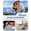 FNTCASE for Phone Ultra/Phone Fold Case with 360 Spin Magnetic Stand Black(Light Blue)