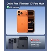FNTCASE for Phone Ultra/Phone Fold Case with 360 Spin Magnetic Stand Black(Orange)