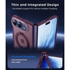 FNTCASE for Phone Ultra/Phone Fold Case with 360 Spin Magnetic Stand Black(Wine Red)