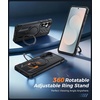 FNTCASE for Samsung Galaxy S26-FE Case with 360 Spin Magnetic Kickstand(Black)