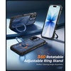 FNTCASE for Samsung Galaxy S26-FE Case with 360 Spin Magnetic Kickstand(Blue)