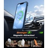 FNTCASE for Samsung Galaxy S26-FE Case with 360 Spin Magnetic Kickstand(Blue Translucent)