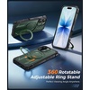 FNTCASE for Samsung Galaxy S26-FE Case with 360 Spin Magnetic Kickstand(Green)