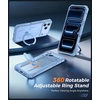 FNTCASE for Samsung Galaxy S26-FE Case with 360 Spin Magnetic Kickstand(Light Blue)