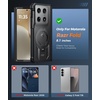 FNTCASE for Samsung Galaxy S26-FE Case with 360 Spin Magnetic Kickstand(Translucent Black)