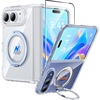 FNTCASE for Phone Ultra/Phone fold Case with 360 Spin Magnetic Stand Clear