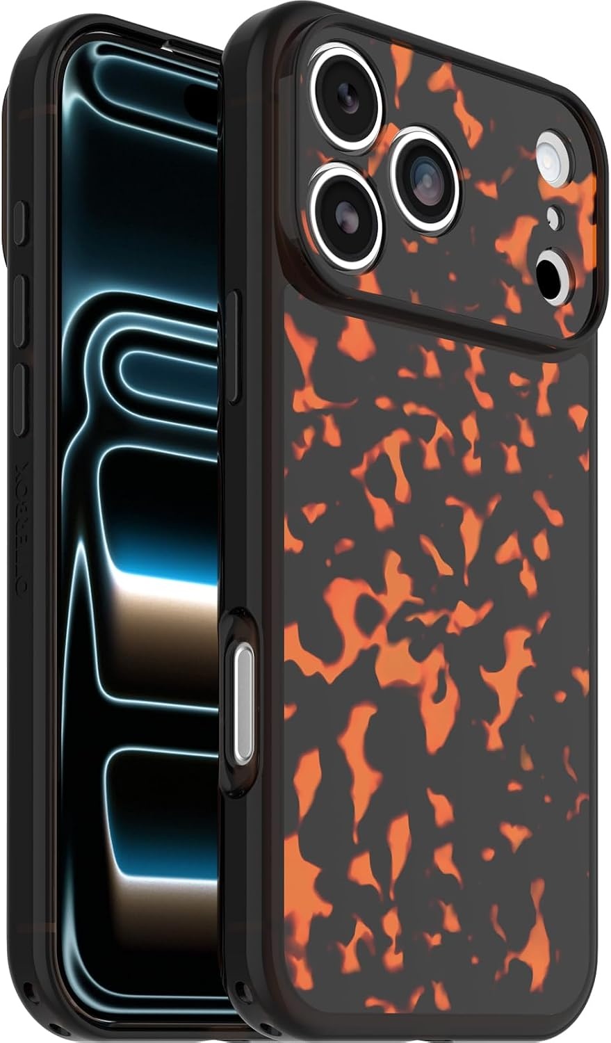 image:imageOtterBox iPhone 1817 Pro Lumen Series Case BlackGoldBlack Tortoise Shell Design